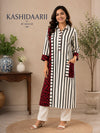 Monochrome Grace Printed Kurta Set